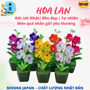 hoa decor không héo bằng đất sét thủ công , nhỏ xinh trang trí bàn làm việc , trang trí studio