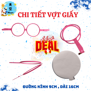 Kích thước vợt giấy vớt cá vàng Nhật Bản