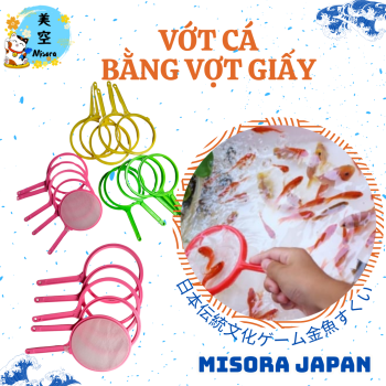 Dụng cụ để chơi Trò chơi vớt cá vàng bằng vợt giấy-Hot ở Nhật Bản và Việt Nam