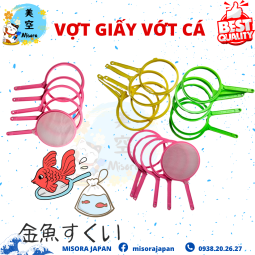 Vợt Giấy Vớt Cá Vàng Kingyo Sukui – Trò Chơi Nhật Bản Cho Bé