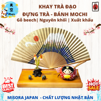 khay trà đạo Nhật Bản bằng gỗ, khay gỗ uống trà phong cách Nhật, khay trà gỗ kiểu Nhật sang trọng, khay gỗ đẹp dùng trà và decor