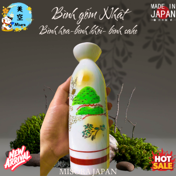 Bình rượu sake Nhật bằng gốm Nhật decor bàn ăn – MISORA JAPAN