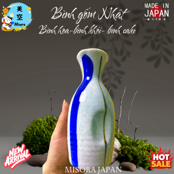 Bình rượu sake Nhật bằng gốm Nhật decor bàn ăn – MISORA JAPAN