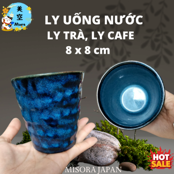 ly gốm Nhật, men rạn, decor, quà tặng