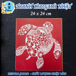 Tranh Kirigami thủ công Nhật Bản trang trí phòng khách sang trọng