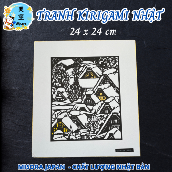 Tranh Kirigami thủ công Nhật Bản