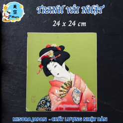 Tranh vải 3D Nhật Bản hoa anh đào treo tường nghệ thuật