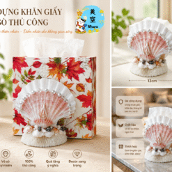 Kệ đựng khăn giấy vỏ sò